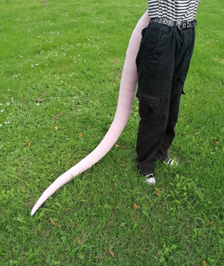 Rat Tail. Fursuit Tail. Pink Tail. - Tails. Therian Tails. - shop
