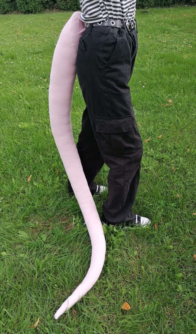 Rat Tail. Fursuit Tail. Pink Tail. - Tails. Therian Tails. - shop