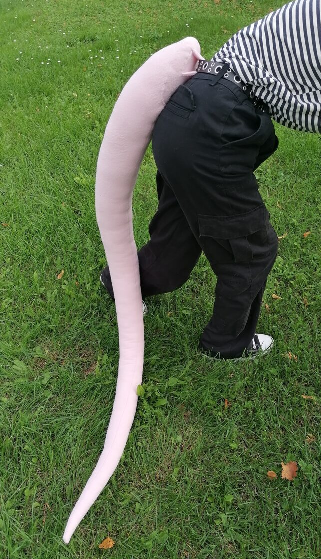 Rat Tail. Fursuit Tail. Pink Tail. - Tails. Therian Tails. - shop