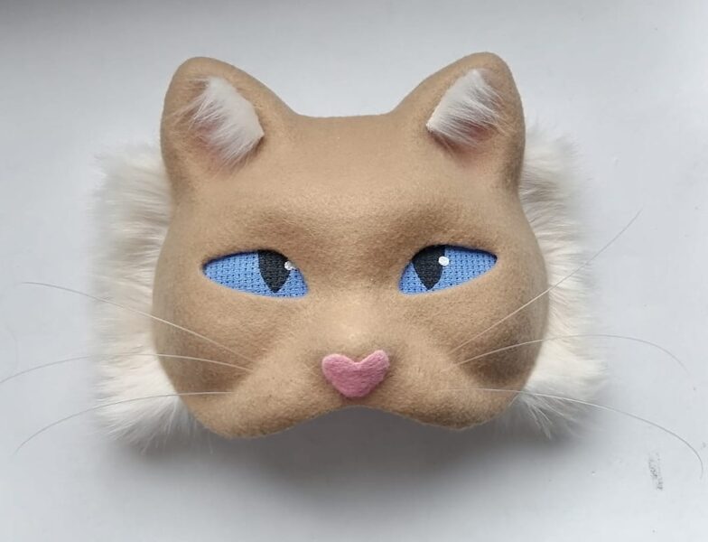 Therian Cat Mask. Therian Gear. Cosplay Cat Mask. Fursuit Mask. High Quality Therian Mask. Domestic Cat. OOAK Therian Mask.